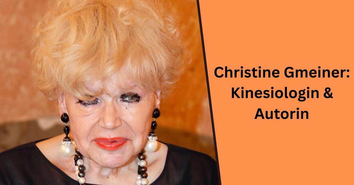 Christine Gmeiner: Kinesiologin & Autorin