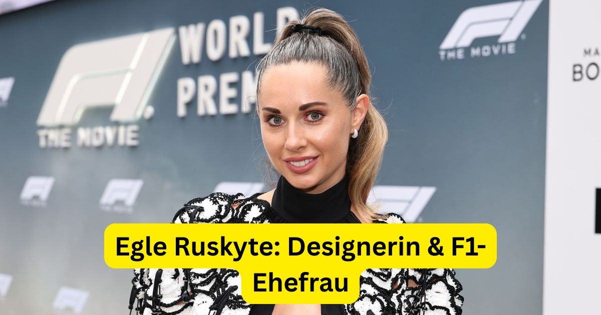 Egle Ruskyte: Designerin & F1-Ehefrau